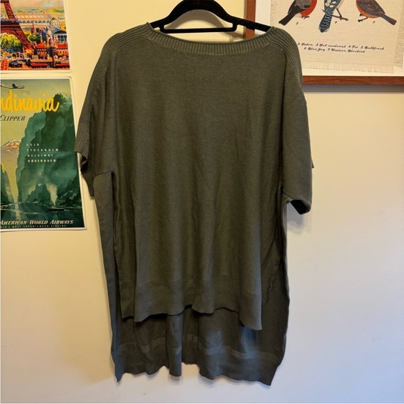 Lululemon athletica Olive Tunic Top Be At Ease Poncho Sage Green - Picture 3 of 9